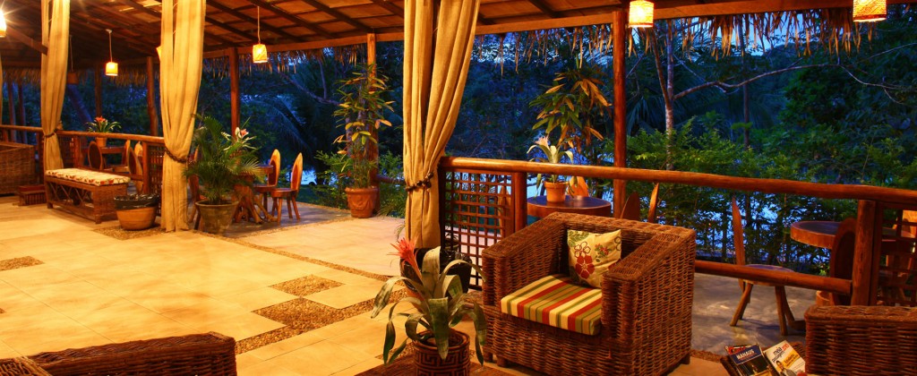 A comfortable atmosphere at the Amazon eco-lodge. 