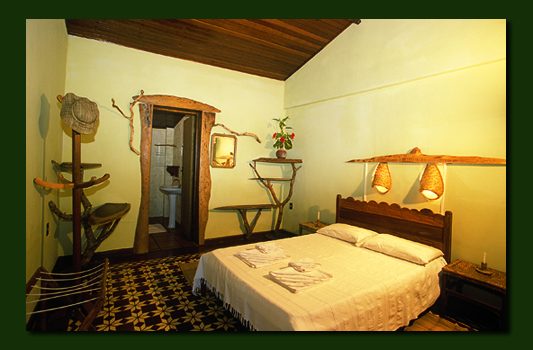 Pantanal Eco lodge room. 