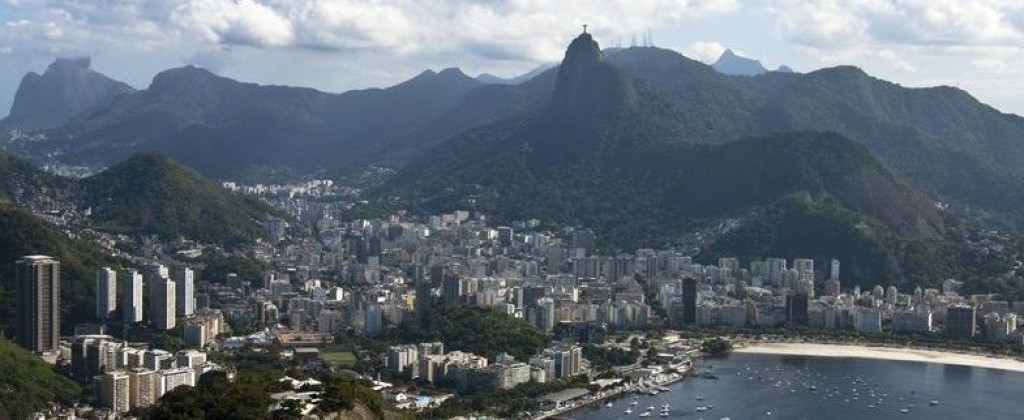 View of the bay in Rio de Janeiro.