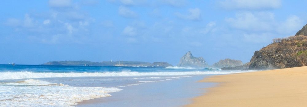 Another of the beautiful beaches of Fernando de Noronha. 