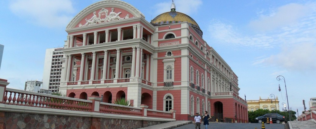 The famous Amazonas theatre in Manaus. 