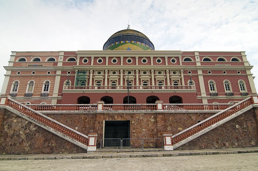 Theater of the Amazonas in Manaus. 