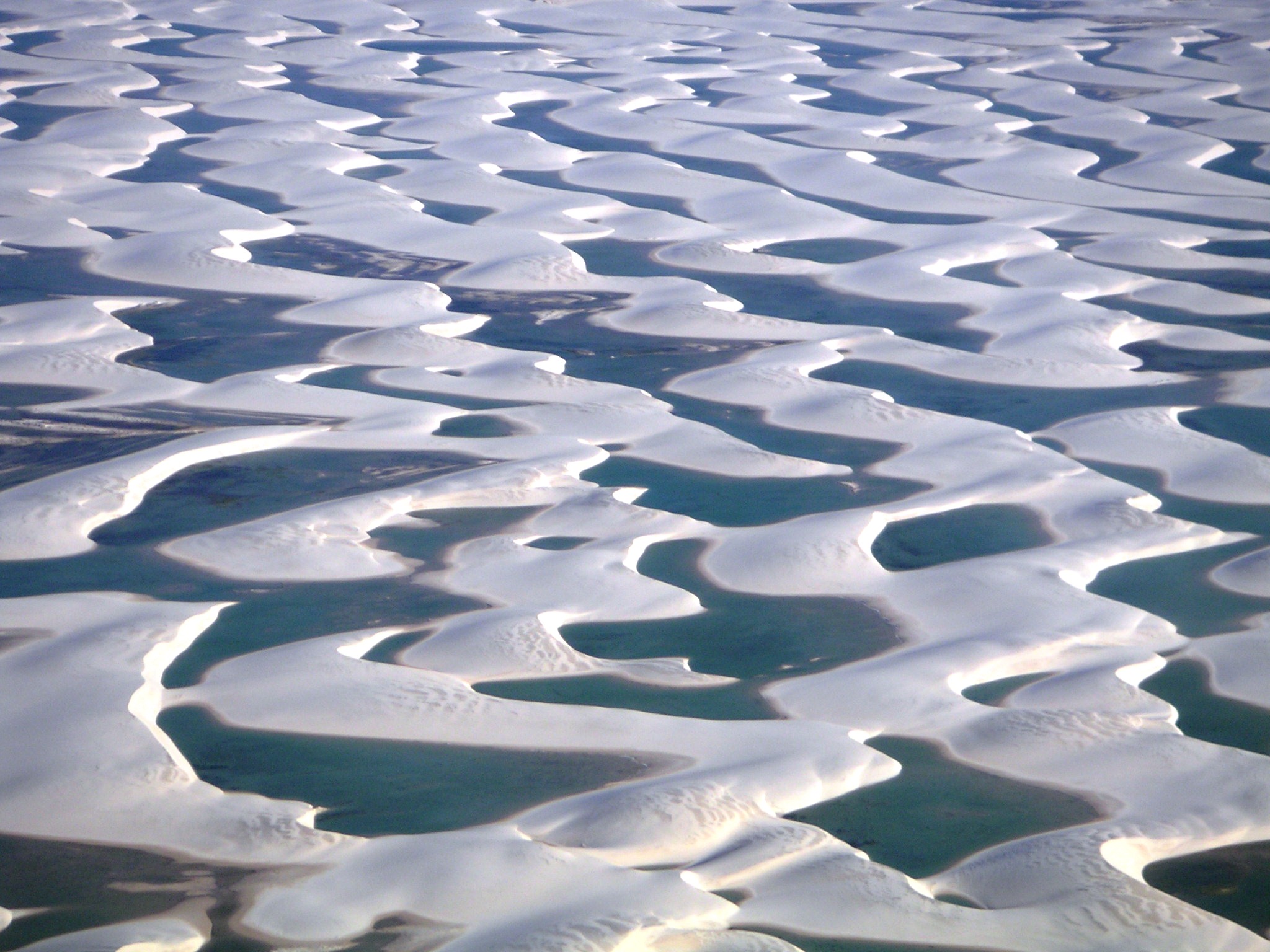 Lençóis do Marnhão, the desert that looks like crumpled bedsheets.