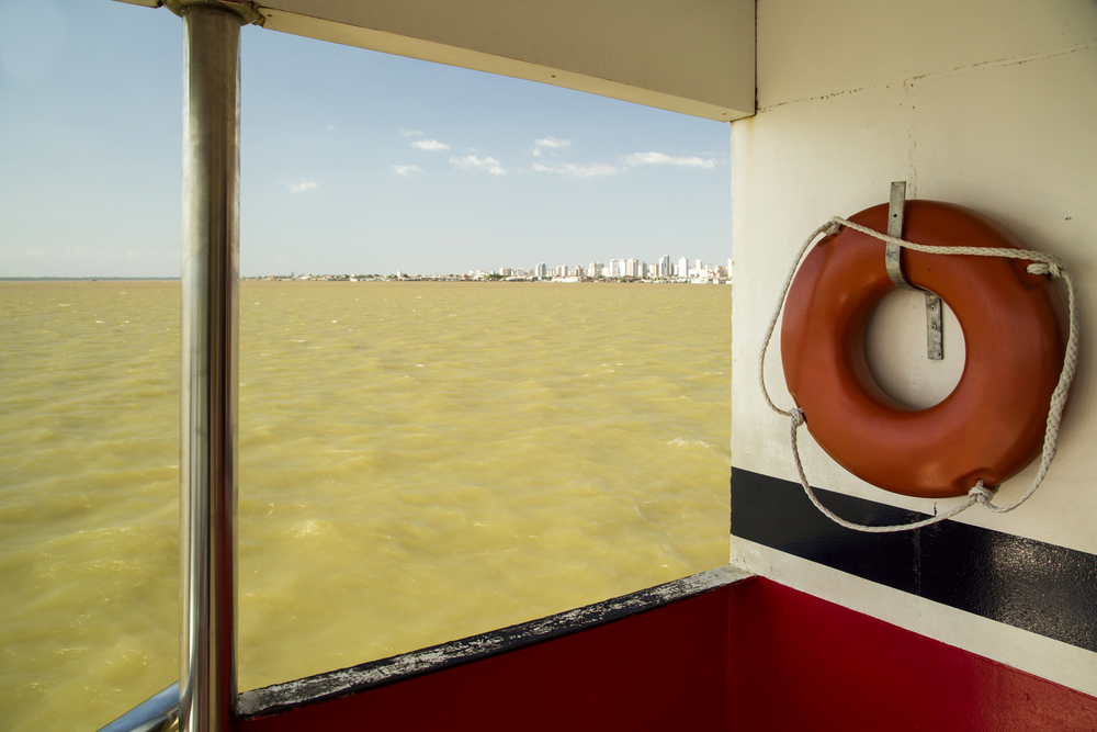 View of Belem from a river boat.