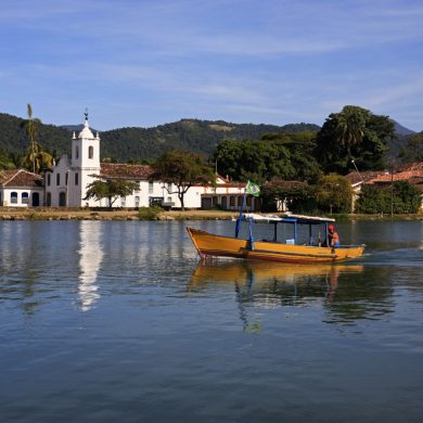 View of paraty church.