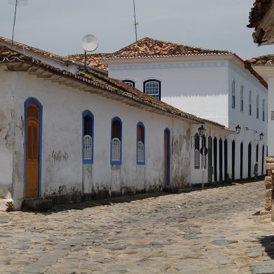 One of the little roads in Paraty.