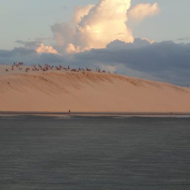 Sunset dune at Jericoacoara.