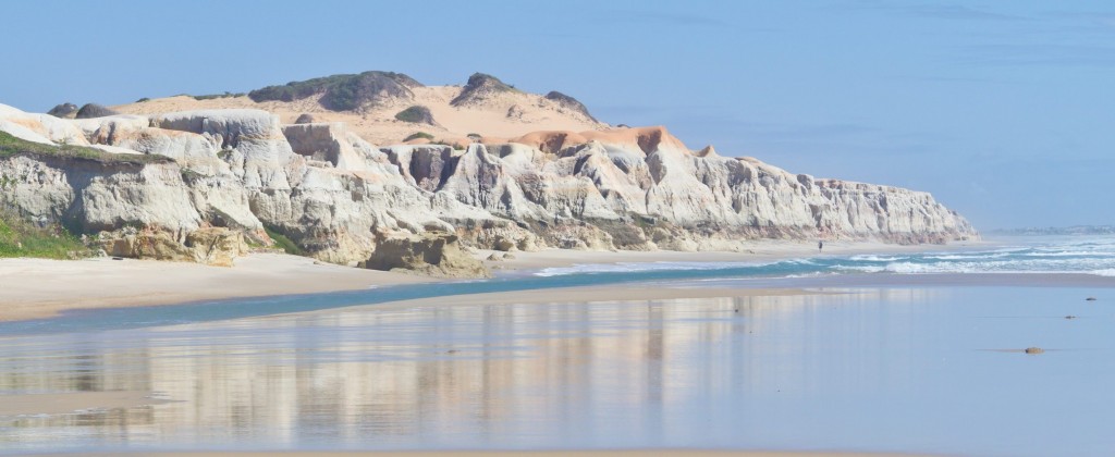 Shimmering Ceará coastline. 