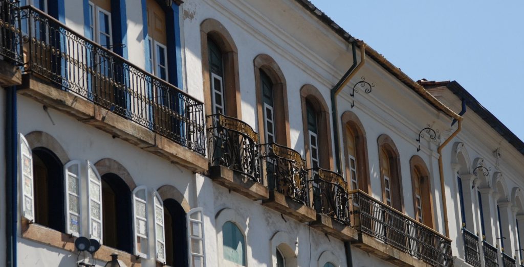 Veranda in Salvador de Bahia. 