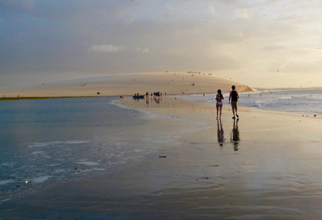 The shimmering sands of Jericoacoara. 