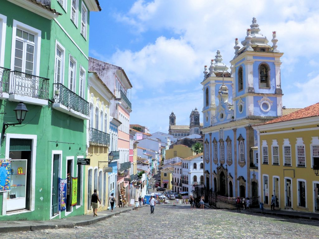 Salvador de Bahia, an iconic town in Brazil. 