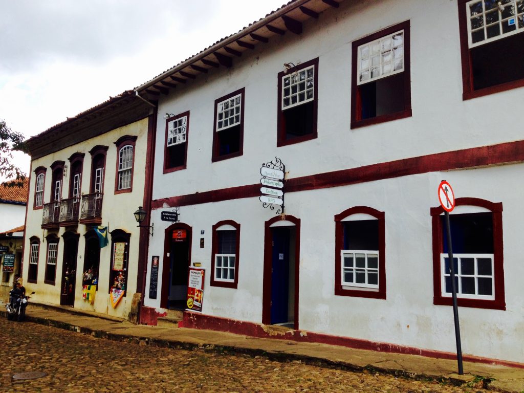 Colonial houses in Ouro Preto.