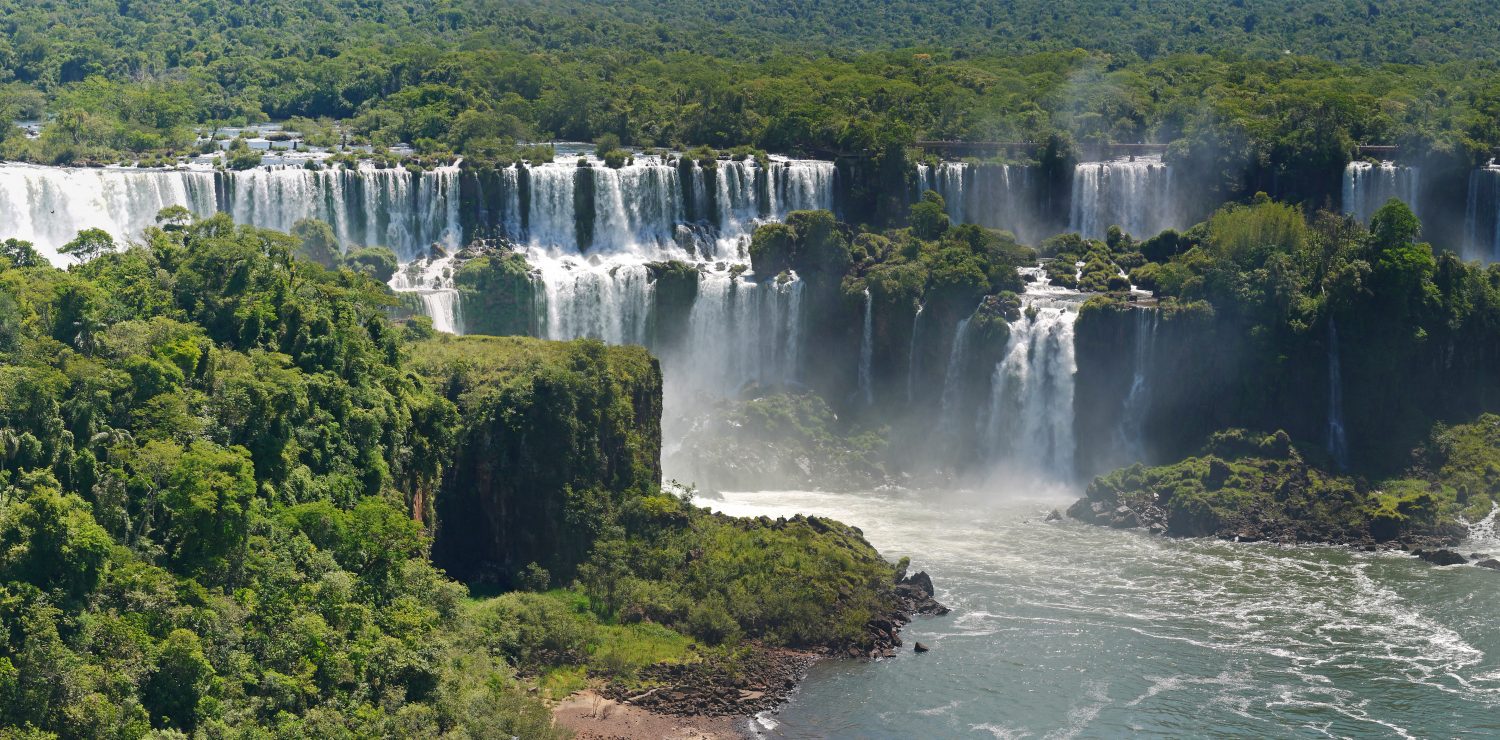 View of Iguacu falls