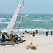 Kitesurf spot in Jericoacoara.