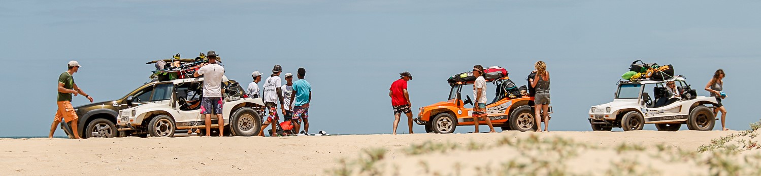 Panormaic buggy and kitesurf