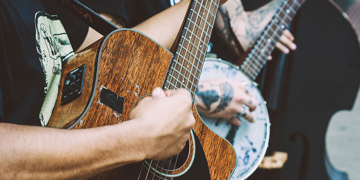 Concert avec guitare et contrebasse