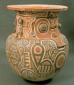 Marajo pottery from Brazil.