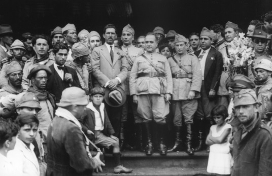 Black and white image of the vargas revolution in Brazil in 1930, a turning point in Brazilian modern history.