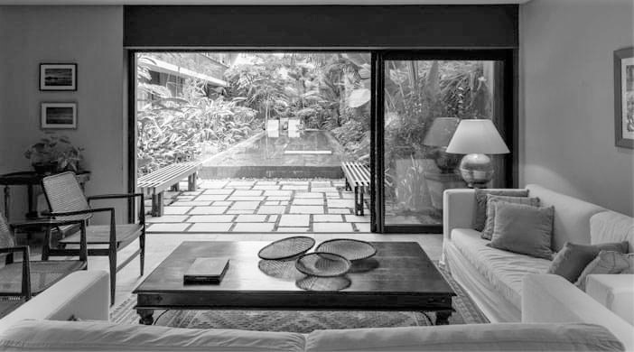 Villa Amazonia lounge area.