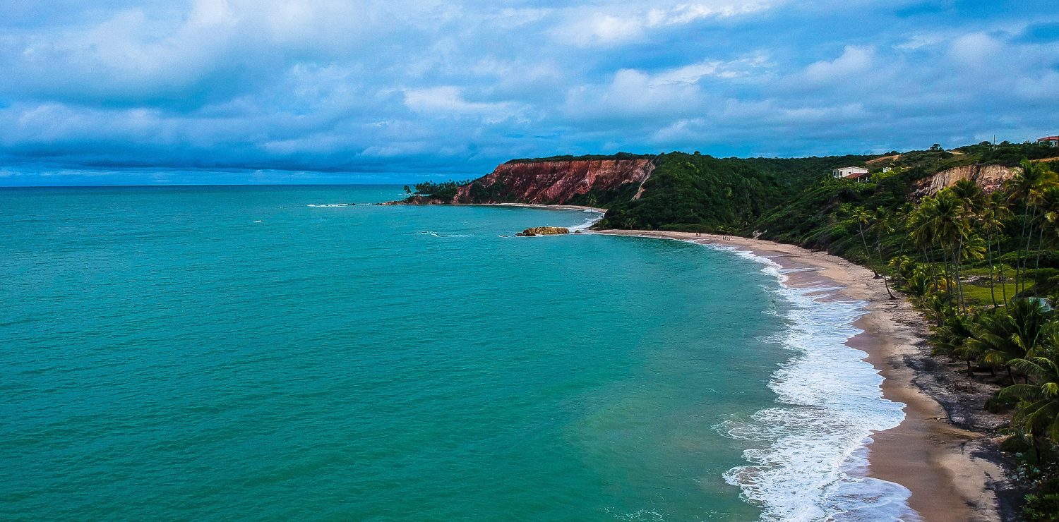 A beautiful beach of the Northeast of Brazil