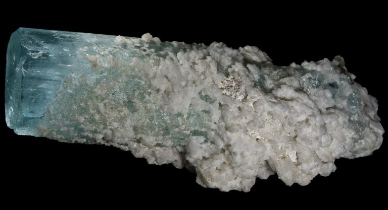 An aquamarine stone from Brazil 