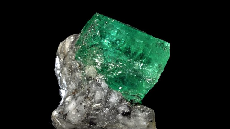 An emerald stone from Brazil 