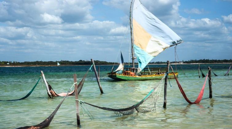 A lagoon in Jericoacoara 