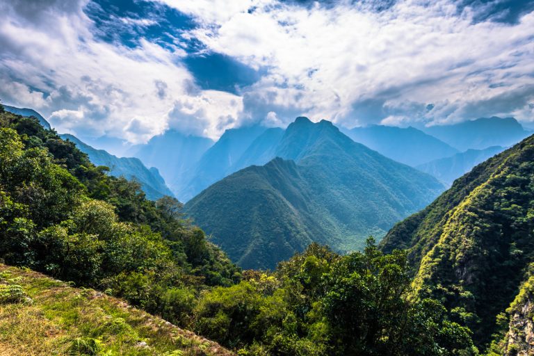 The mountains of the Atlantic forest in Brazil 