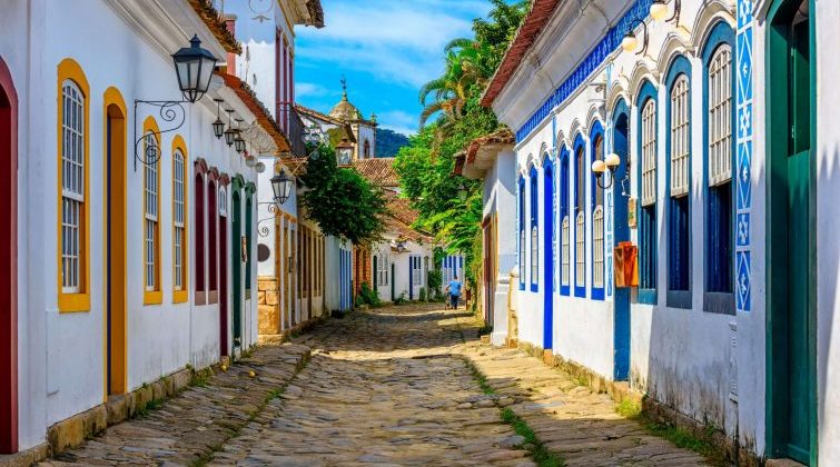 The city center of Paraty