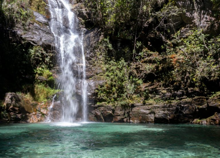 A waterfall in the Chapada Diamantina national park 