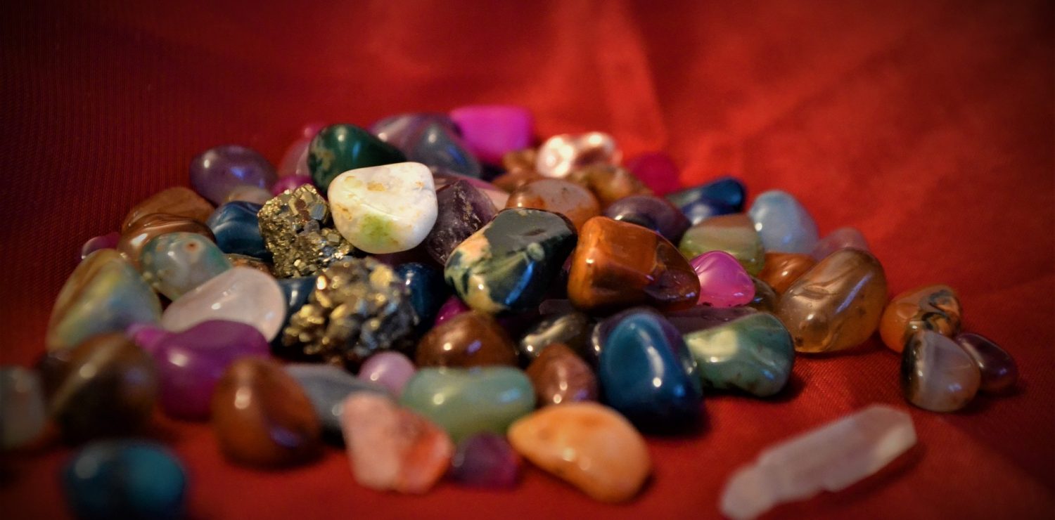 A lot of gemstones from Brazil