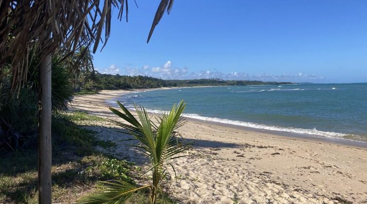 The beach in Trancoso in the state of Bahia 